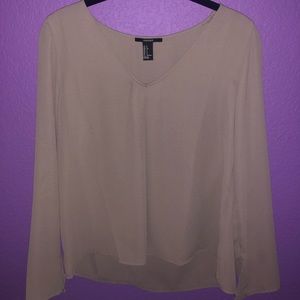 Dark Brown/Tan Blouse